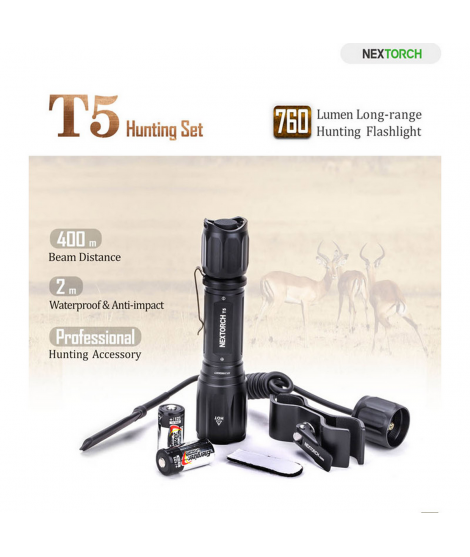 Nextorch T5 - Belysningssats för vapenmontering