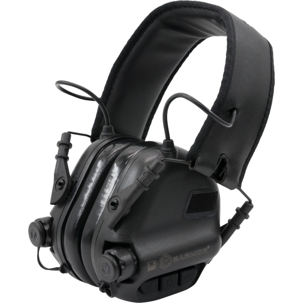 Earmor M31PLUS elektroniskt hörselskydd – Svart