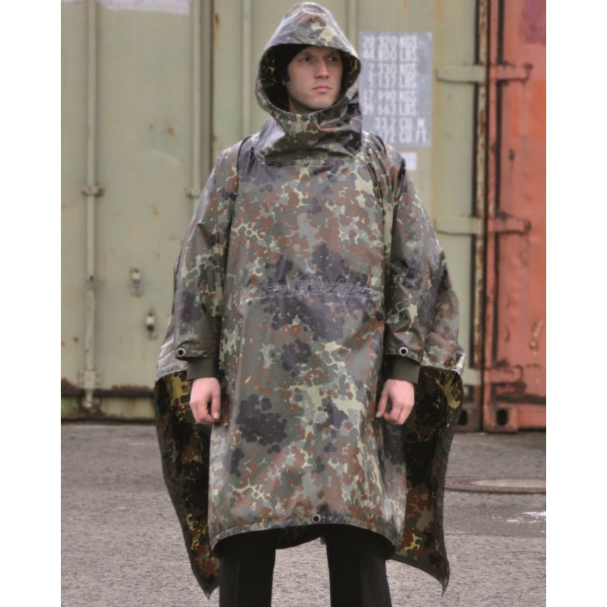 Regnskydd/Poncho Camouflage