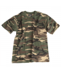 Mil-Tec - T-shirt för barn - Woodland Camouflage