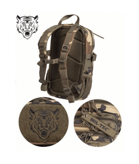 Mil-Tec US Assault Pack - juniorryggsäck för barn - Woodland
