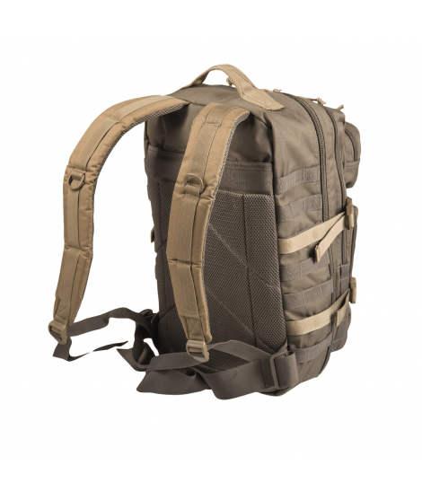 Mil-Tec US Assault Large- Fältsäck 36 L- Rangergreen/coyote