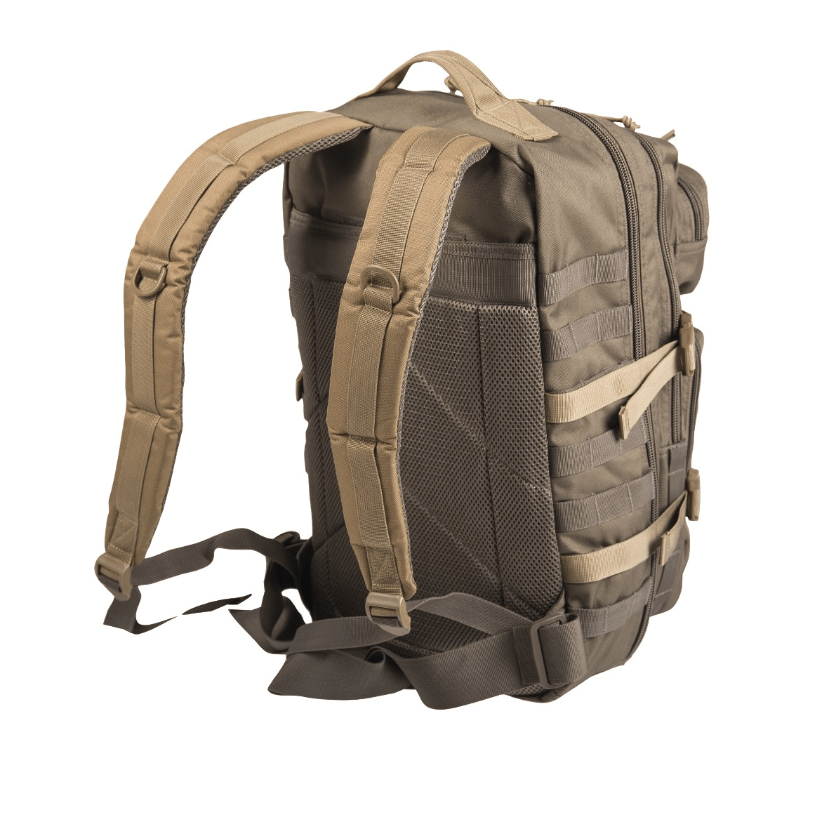 Mil-Tec US Assault Large- Fältsäck 36 L- Rangergreen/coyote