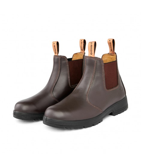 Gateway1 - Chelsea boot 6" - Äkta läder - Kaffe