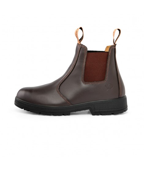 Gateway1 - Chelsea boot 6" - Äkta läder - Kaffe