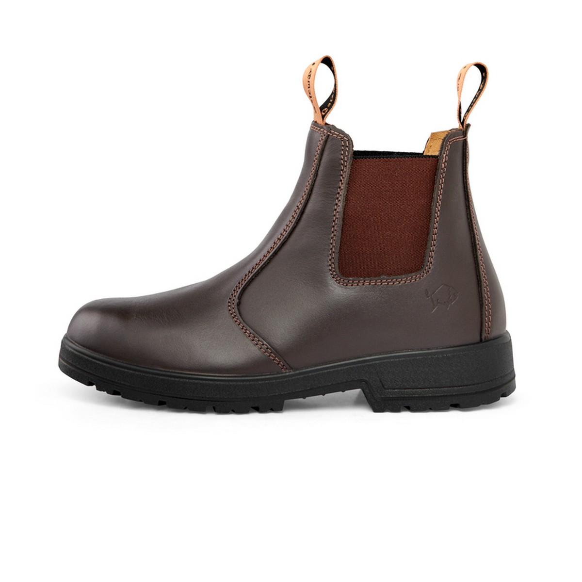 Gateway1 - Chelsea boot 6" - Äkta läder - Kaffe