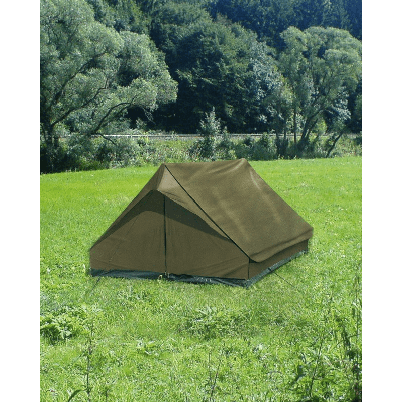 Mil-Tec 2-personers tält - Mini super pack - Armégrön