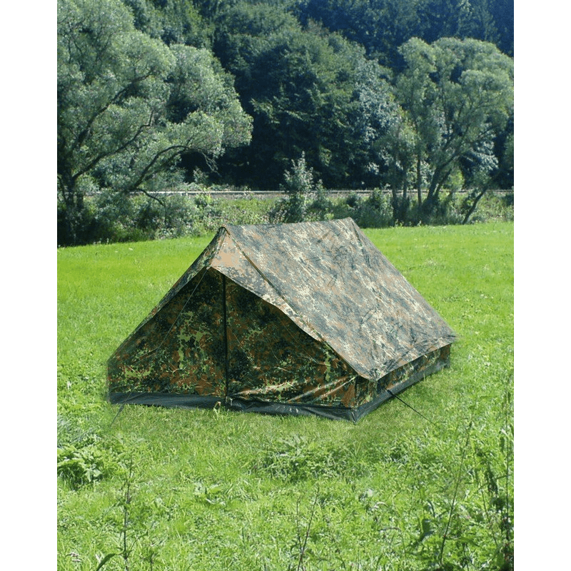 Mil-Tec 2-personers tält - Mini super pack - Flactarn