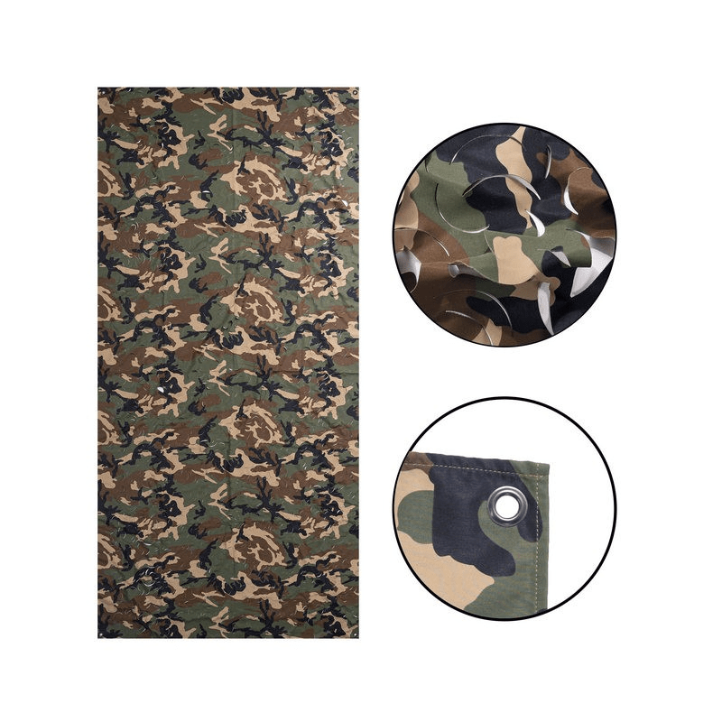 Mil-Tec kamouflagenät - Woodland 1,5 x 3 M