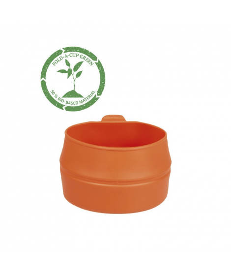 Wildo® Fold-a-cup hopfällbar mugg 200 ml - Miljövänlig - Orange