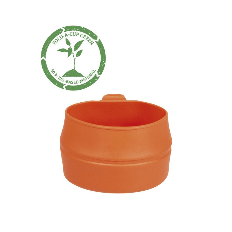 Wildo® Fold-a-cup hopfällbar mugg 200 ml - Miljövänlig - Orange