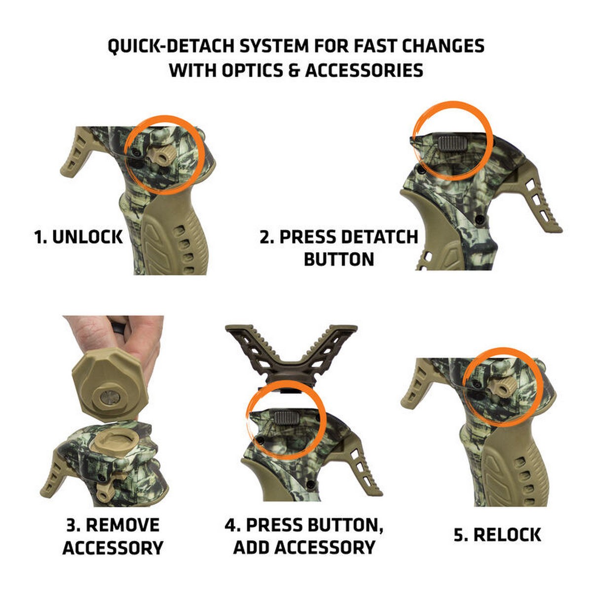Primos Trigger Stick GEN3 3-benad skjutkäpp