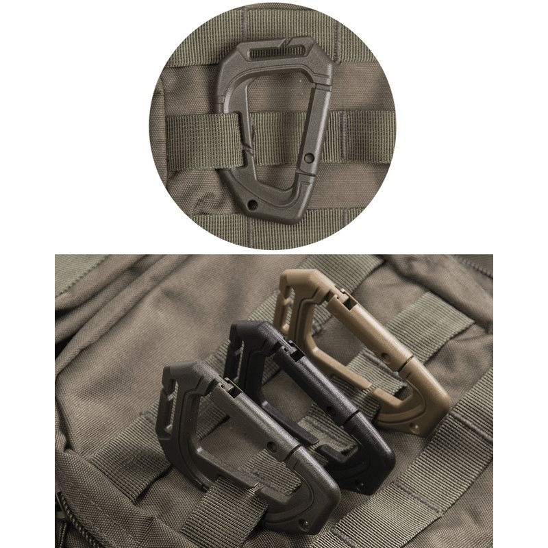 Mil-Tec - 2 st karbinhakar - armégrön