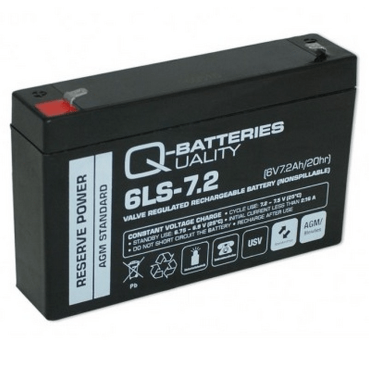 6 volts batteri 7,2 Ah för viltkamera