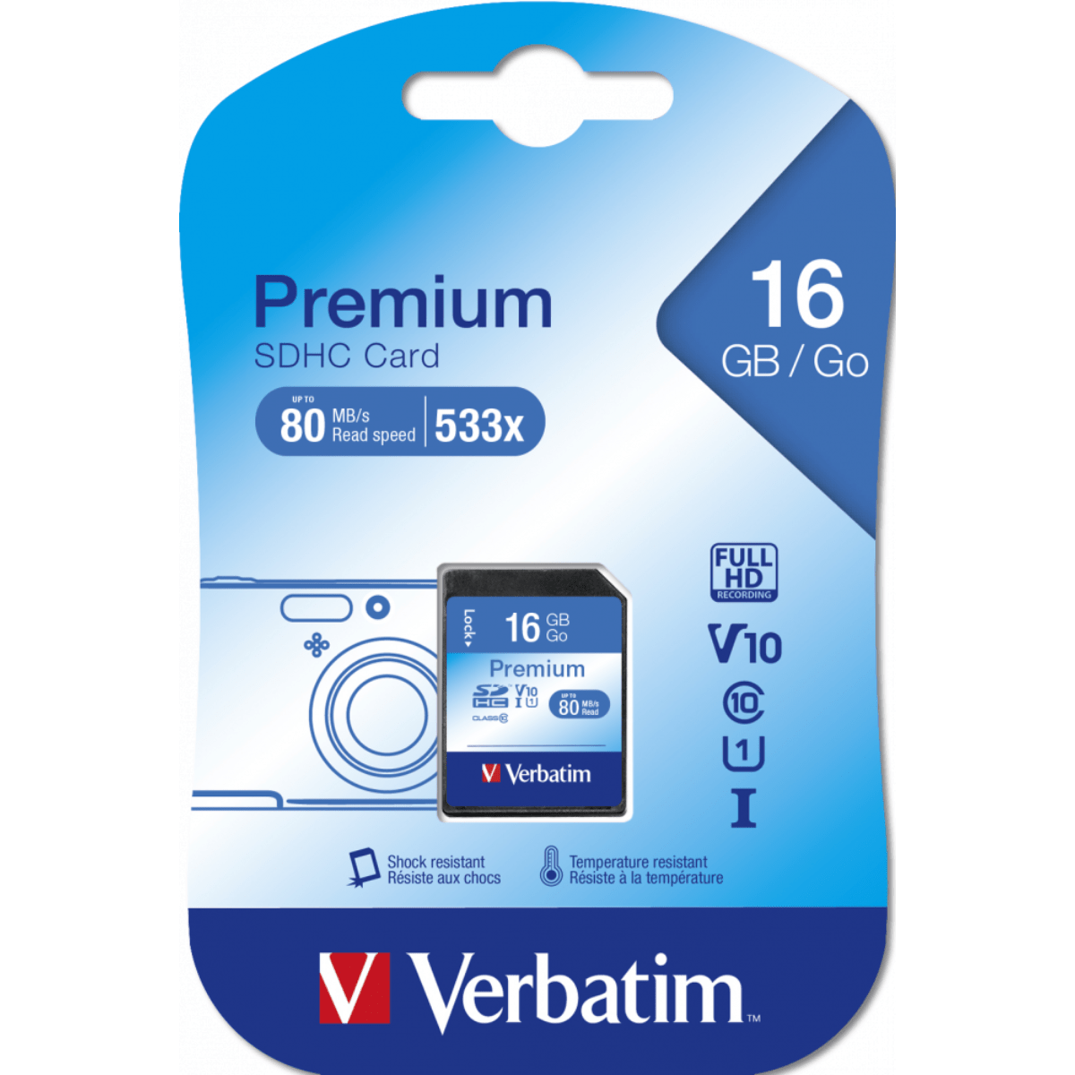 16 GB SDHC-minneskort för spelkamera