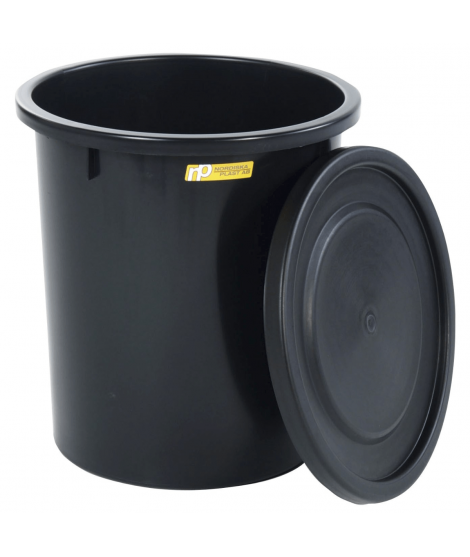 Fodertunna med lock, 35 liter