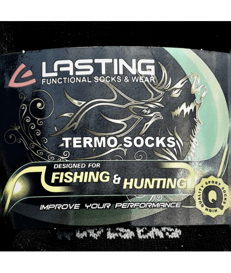 Lasting - Tjocka jaktstrumpor i 85% merinoull - Grön