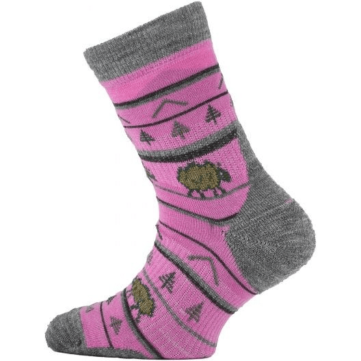 Lasting - Strumpor för barn - 70% merinoull - Rosa