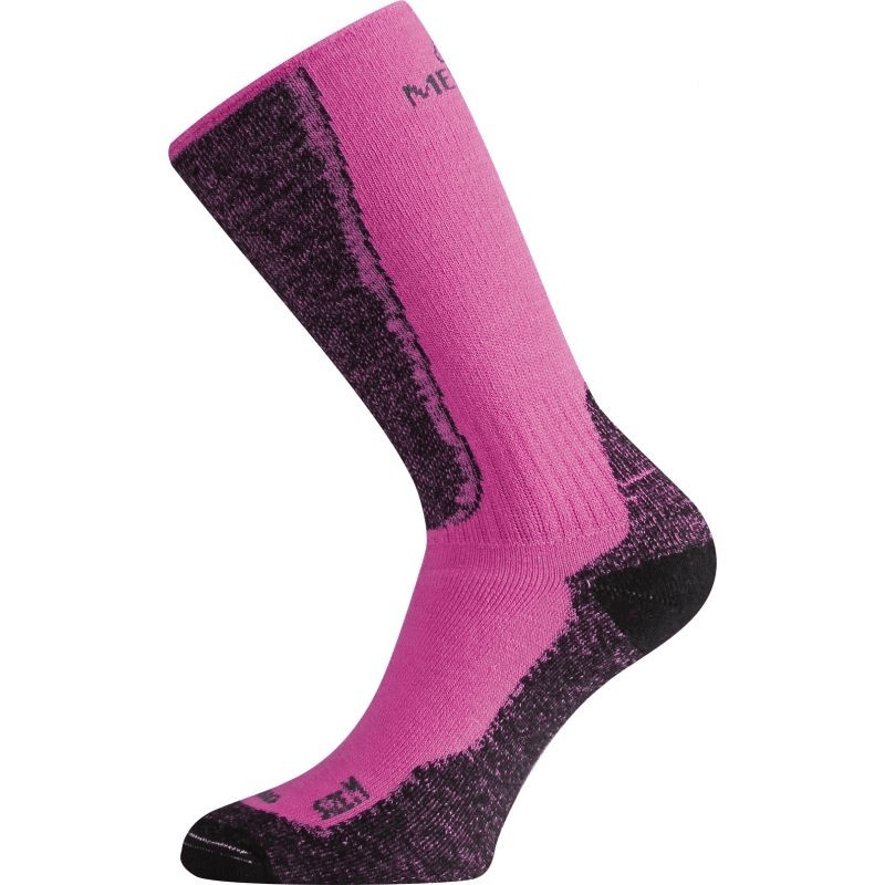 Lasting - Tjocka jaktstrumpor i 85% merinoull - Rosa