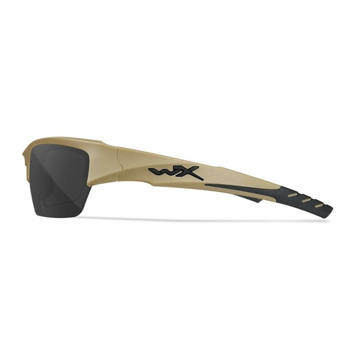 Wiley X Valor 2.5 sport- och skytteglasögon - Matt sandfärgat bågstativ med 3 linser
