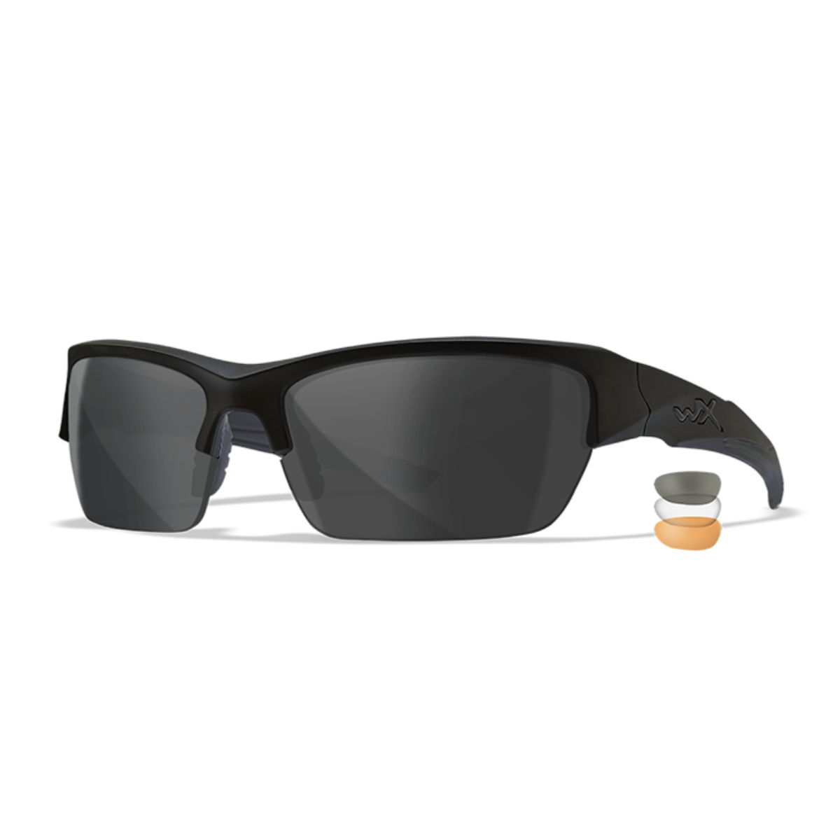 Wiley X Valor - 3 linser - SmokeyGrey/Clear/LightRust
