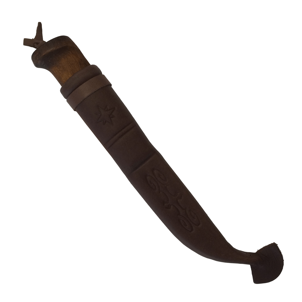 Finsk kniv - Eräpuu Hunter - Brun