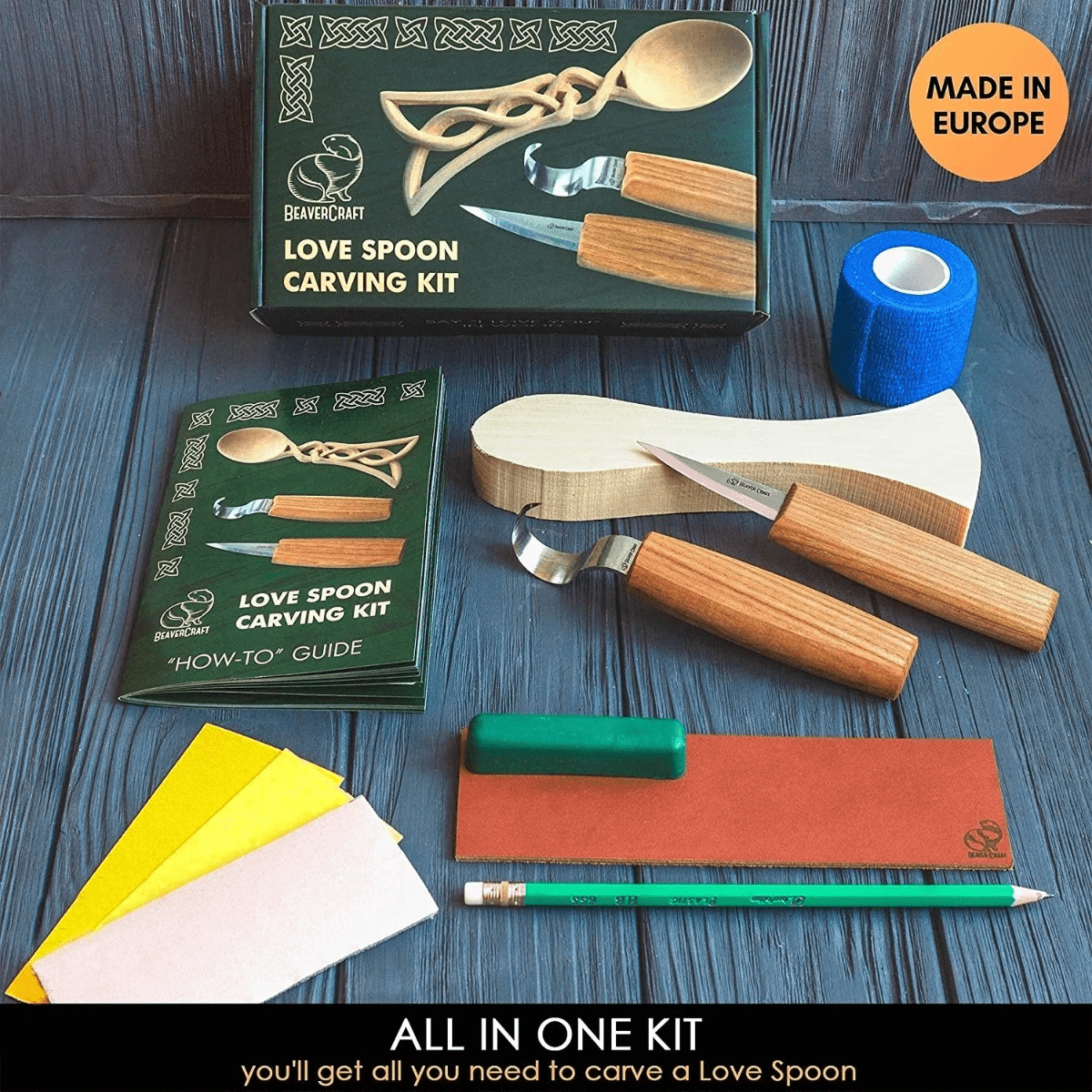 BeaverCraft - Celtic Spoon - Skärset