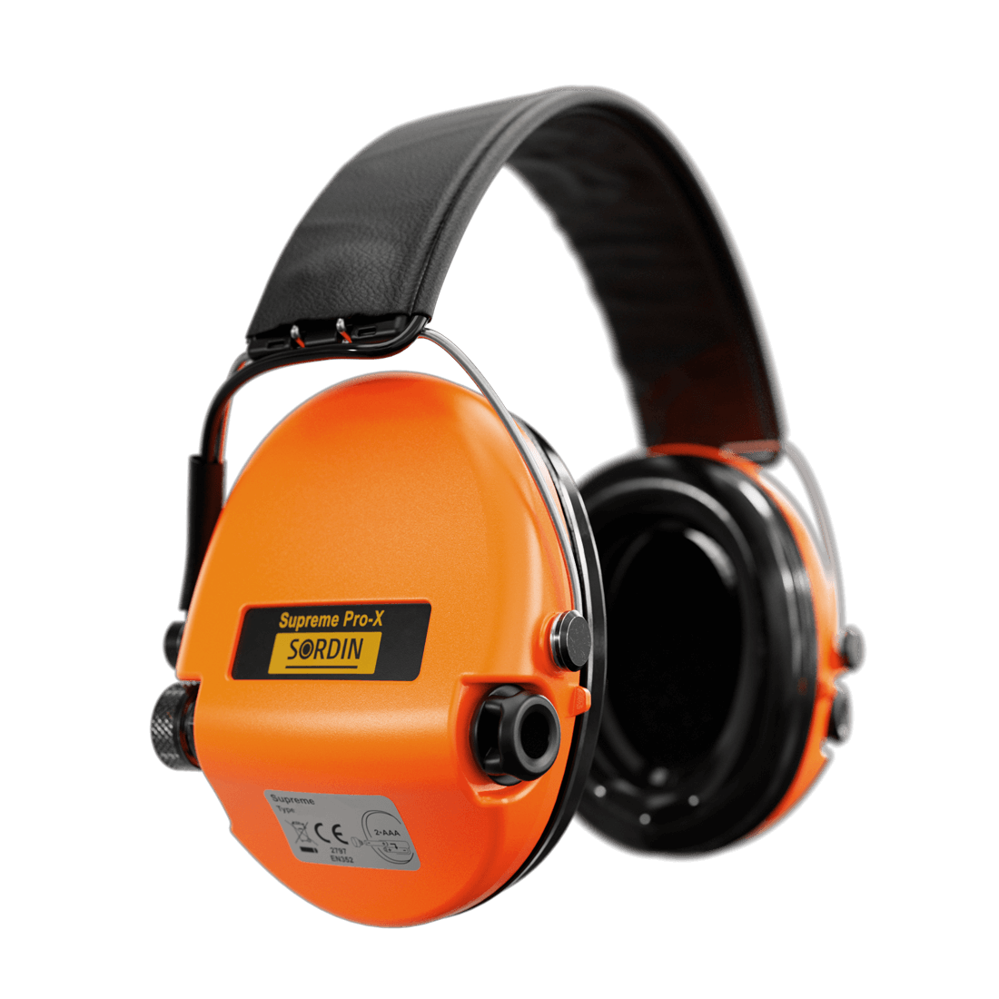 Sordin Pro X H2 - Orange - Läderhängare