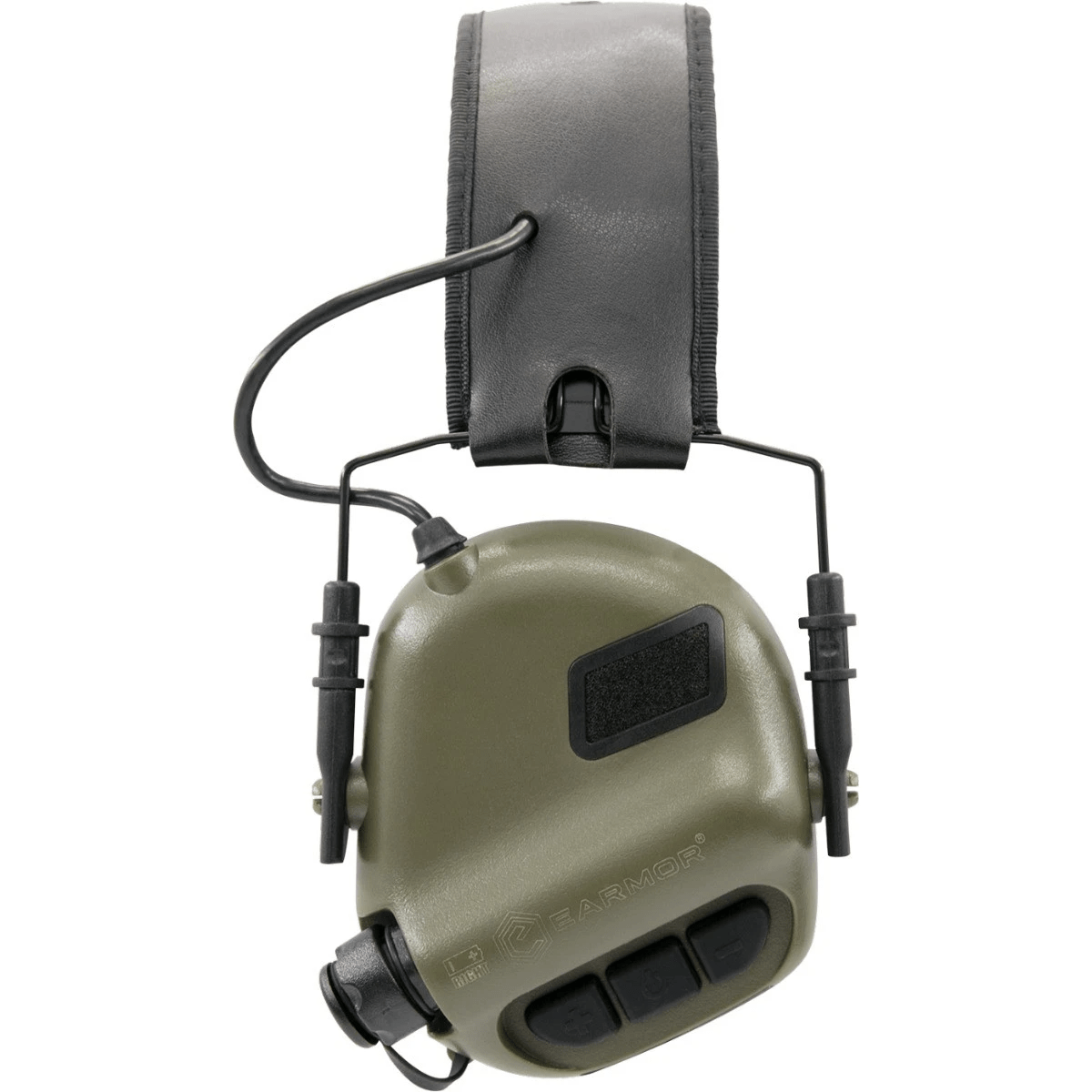 Earmor M31 PLUS elektroniskt hörselskydd – armégrön