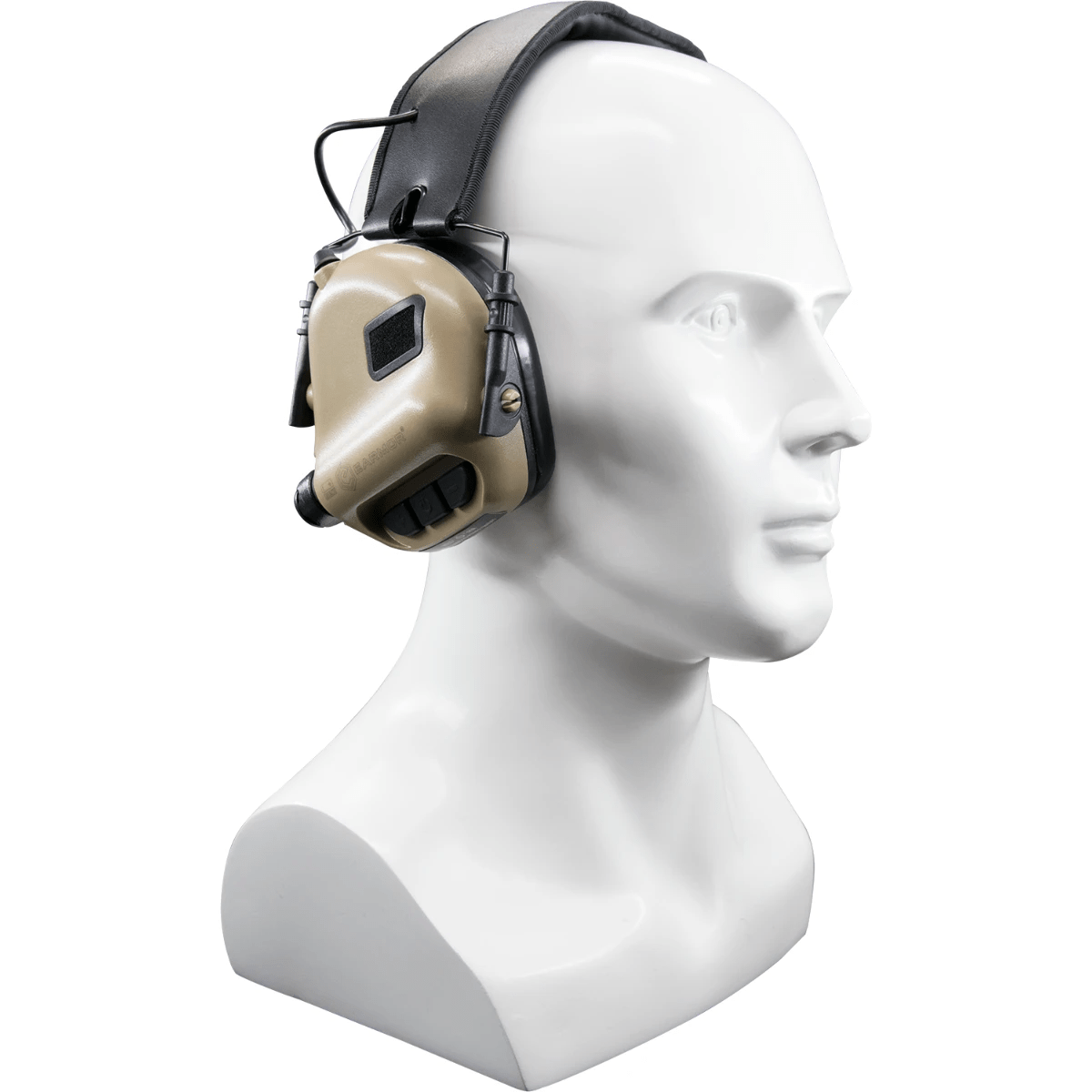 Earmor M31PLUS elektroniskt hörselskydd – Sandfärgat