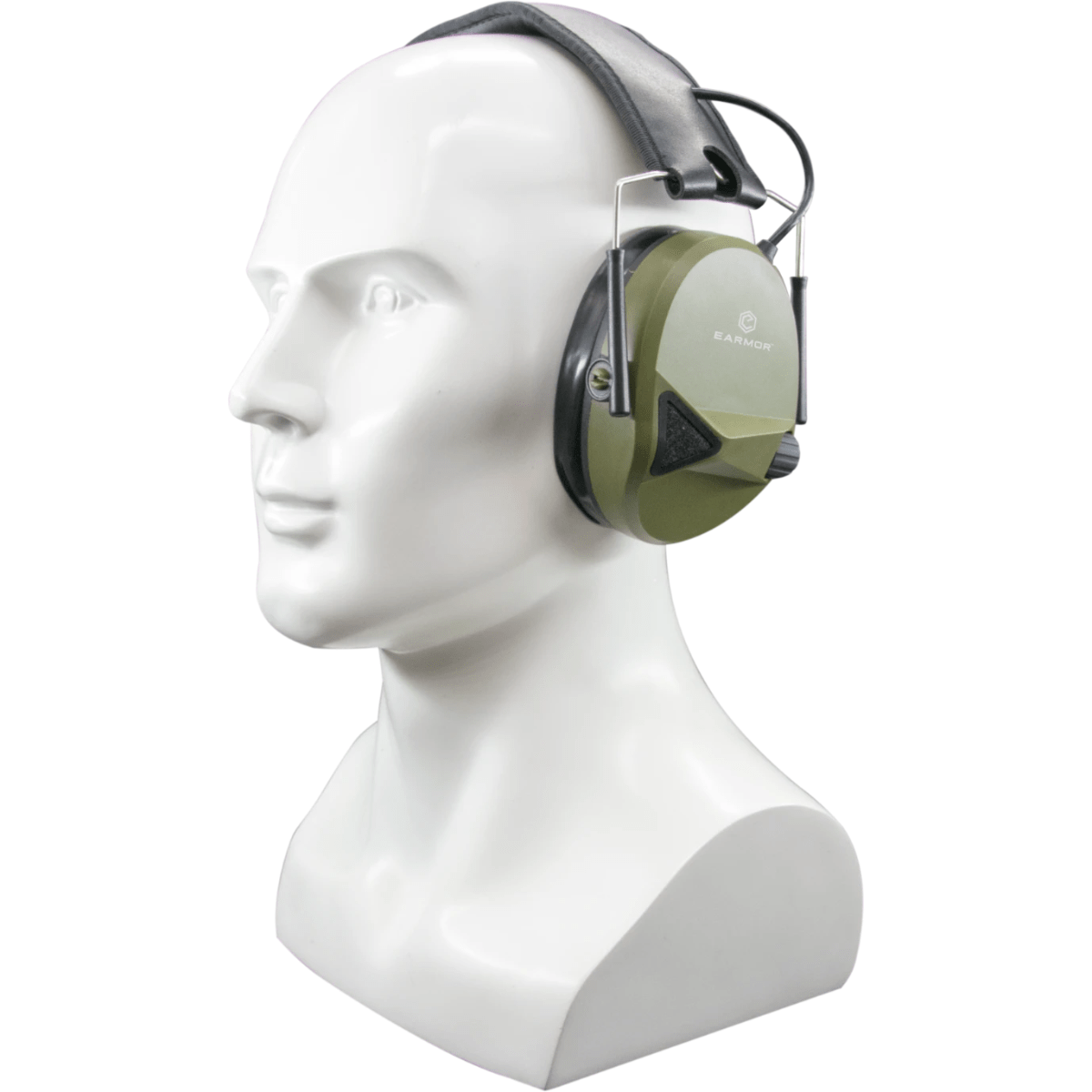 Earmor M30 elektroniskt hörselskydd - armégrön