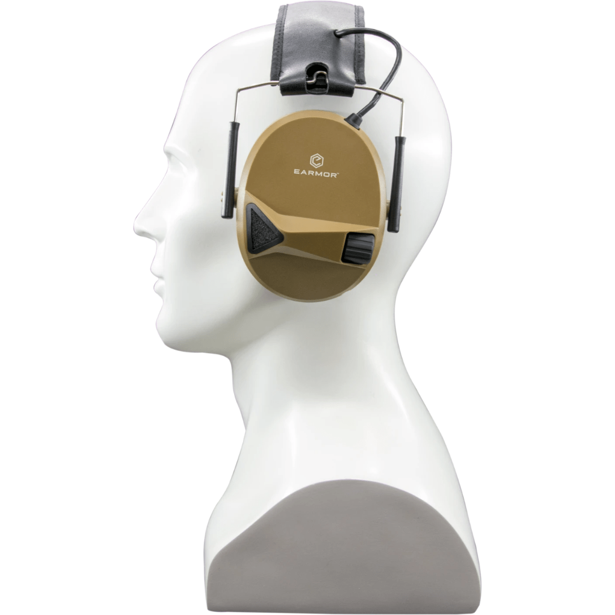 Earmor M30 elektroniskt hörselskydd - brun