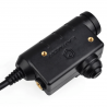 Earmor M52 PTT för Kenwood/Baofeng - Med lös fingerknapp
