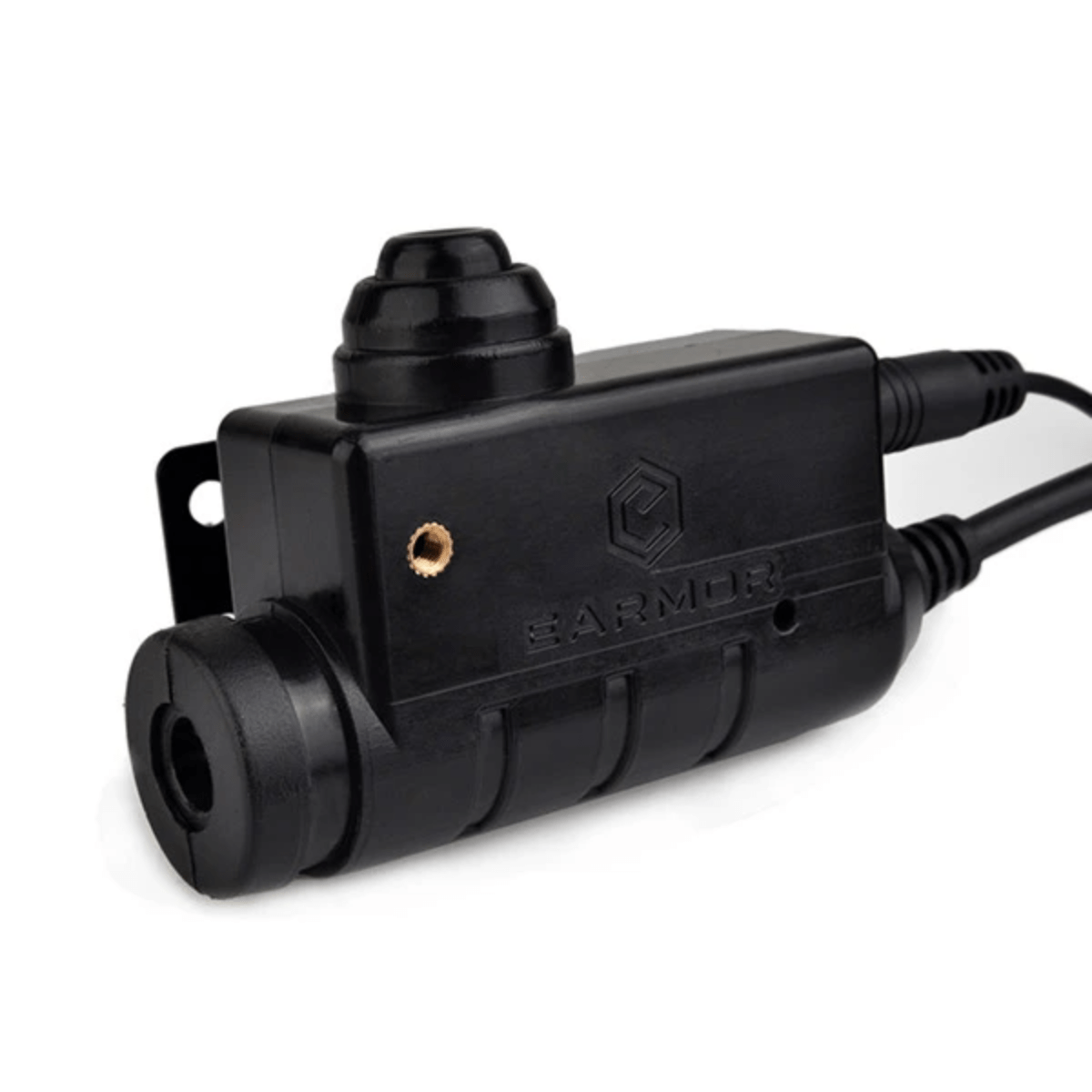 Earmor M52 PTT för Kenwood/Baofeng - Med lös fingerknapp