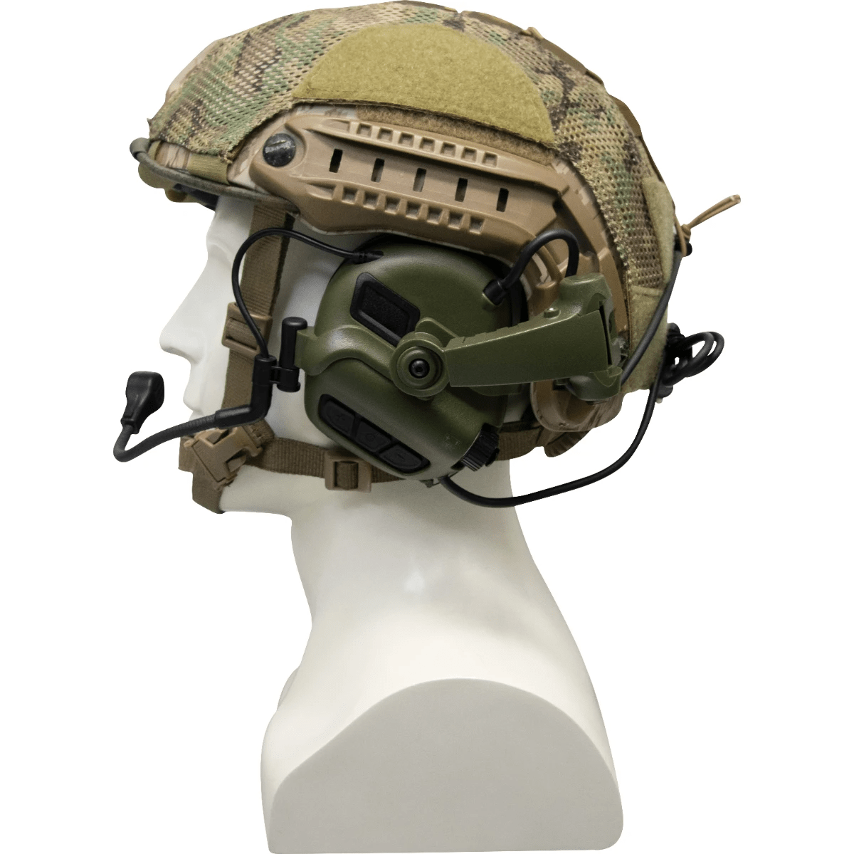 Earmor - M32X Mark3 MilPro - ARC-fäste - Armégrön
