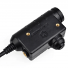 Earmor M52 PTT för PRC 148/6 stift - Med lös fingerknapp