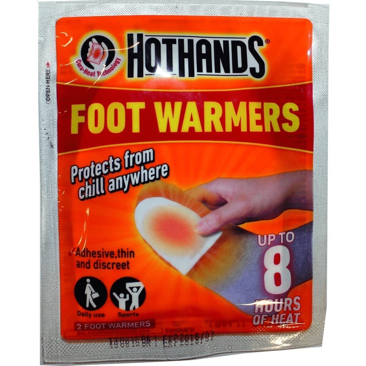 Hothands fotvärmare 8 timmar
