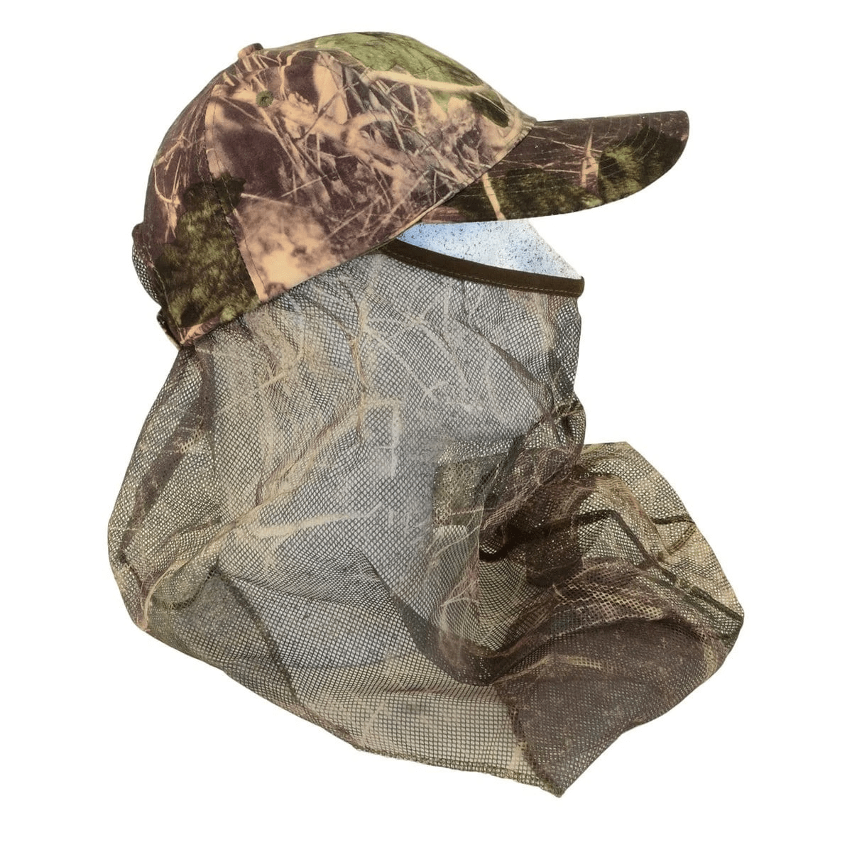 Grey Oak - Camo-mössa med myggnät