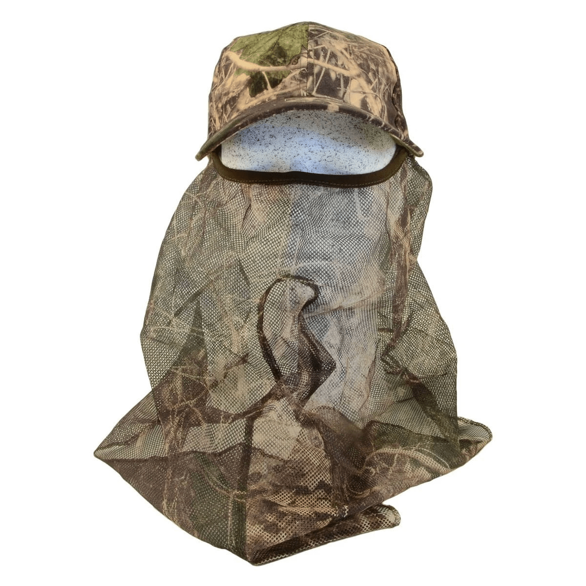 Grey Oak - Camo-mössa med myggnät