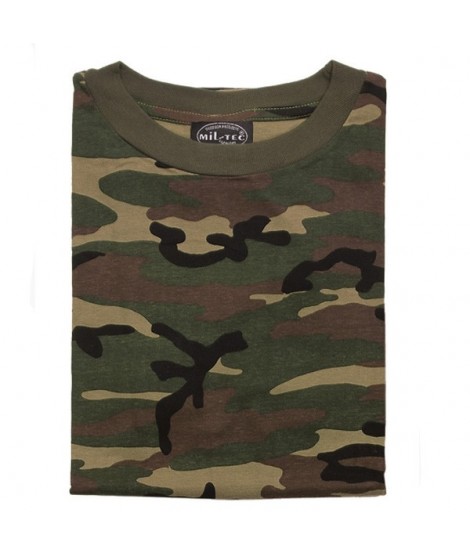 T-shirt - Woodland camo