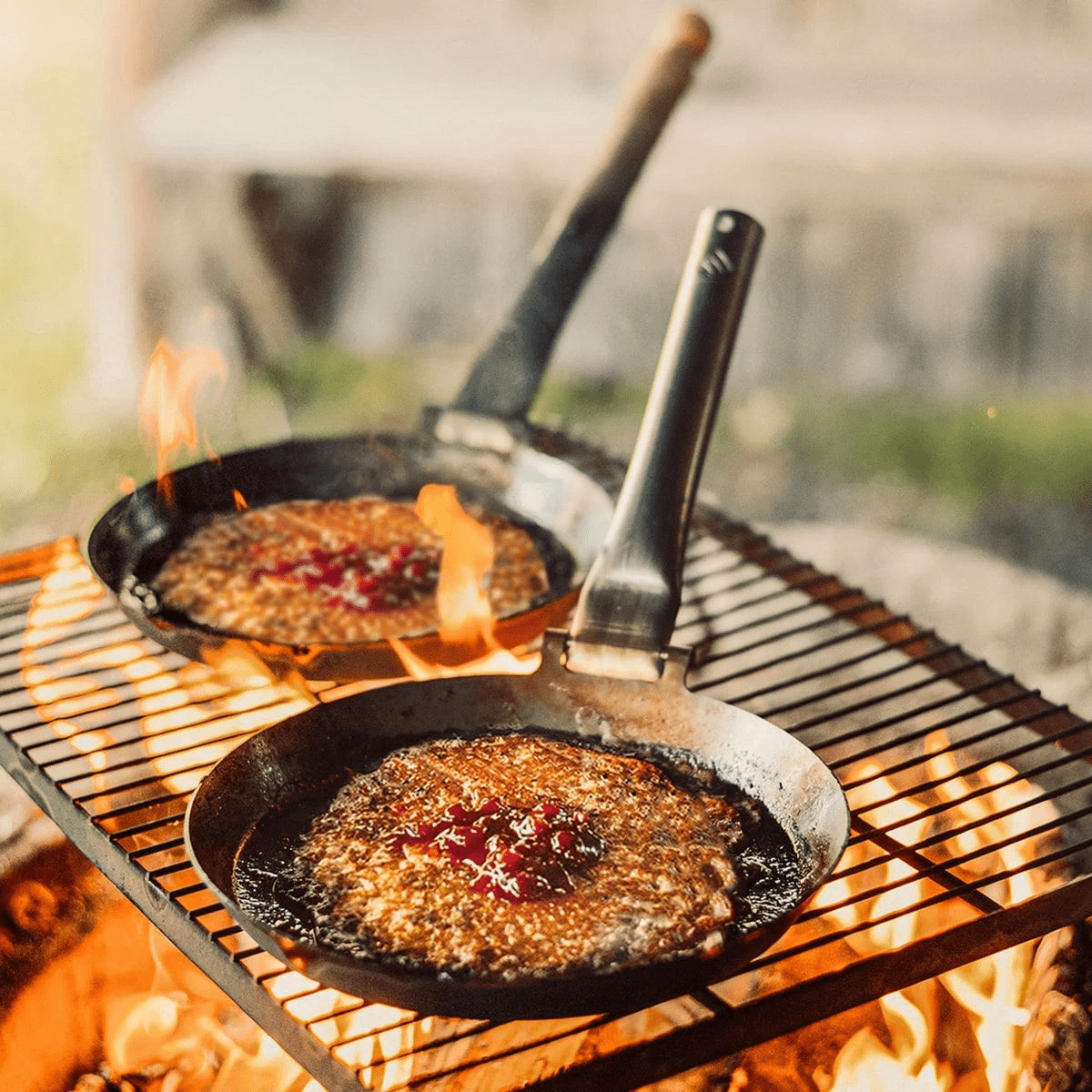 Hopfällbart grillgaller - stort