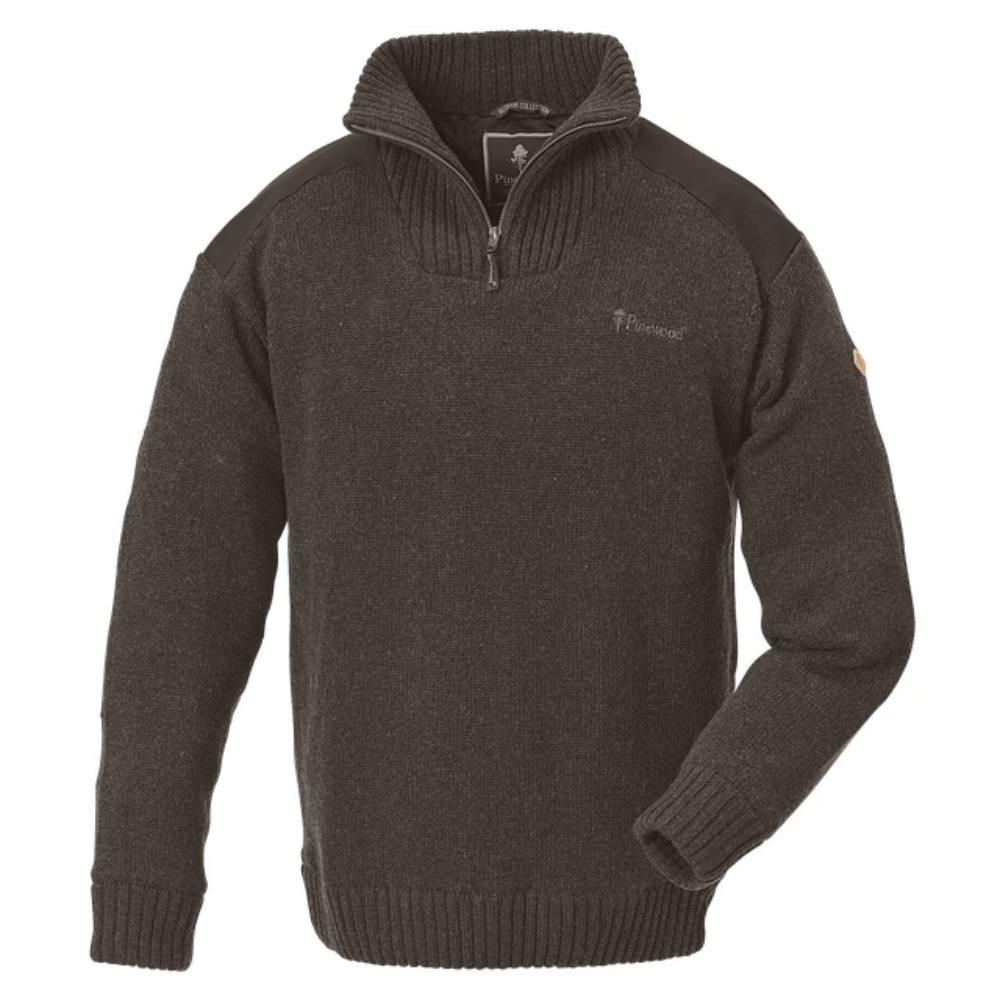 Pinewood-tröja Hurricane - Windstopper - Brun mix