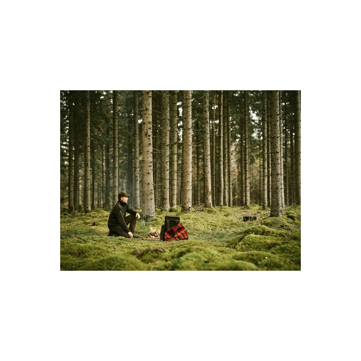 Pinewood-tröja Hurricane - Windstopper - Brun mix