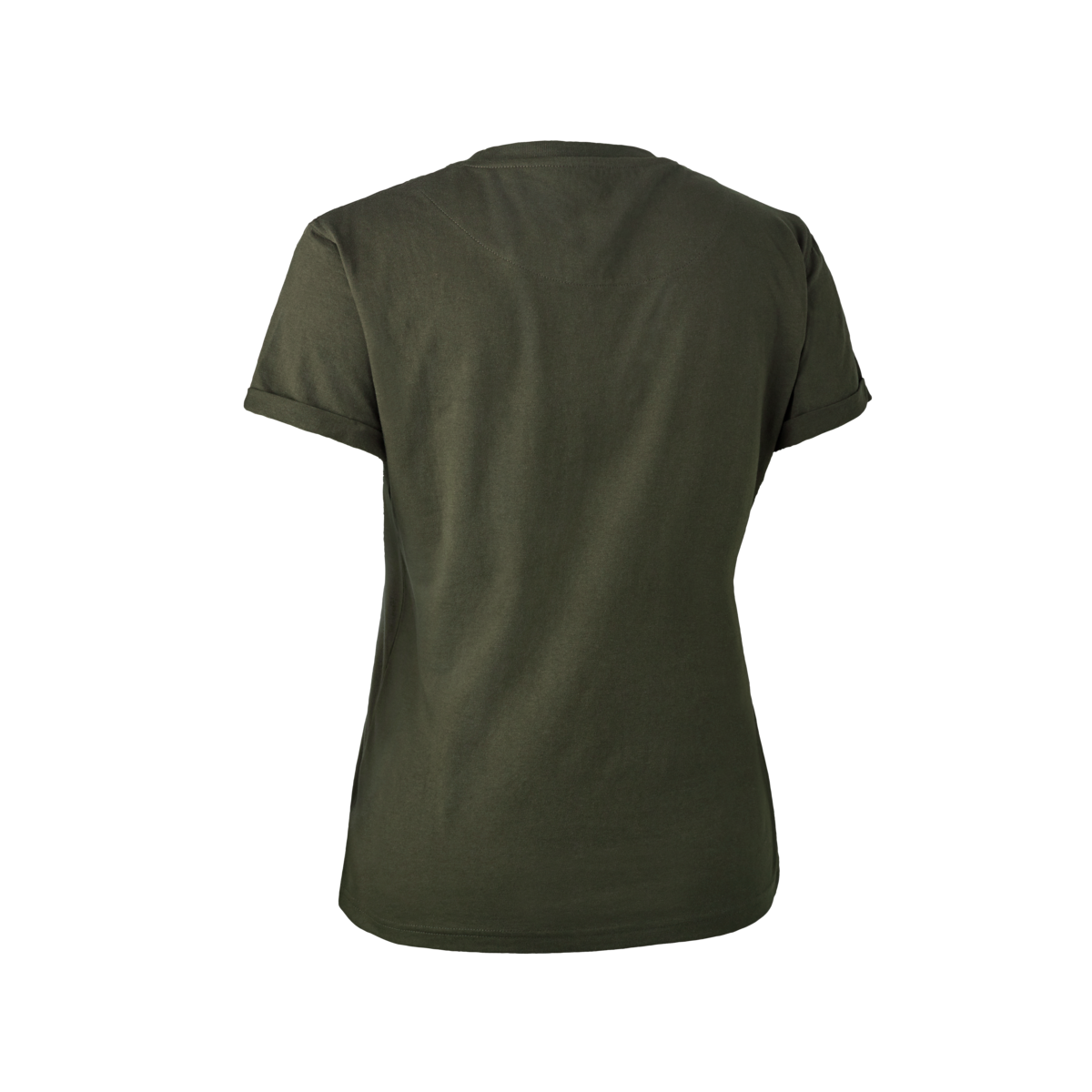 Deerhunter - Lady T-shirt med sköld storlek 40 Bark Green