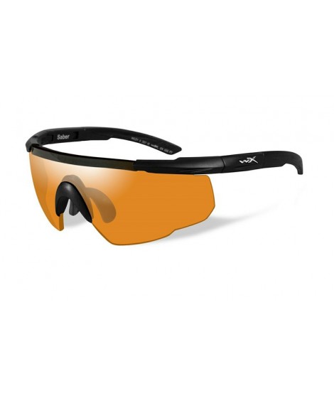 Wiley X Saber Advanced skyddsglasögon - Mattsvart båge med Light Rust-glas