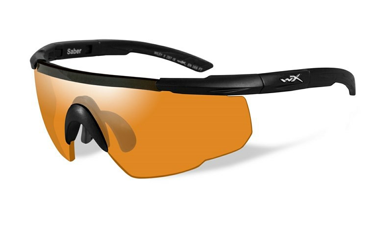 Wiley X Saber Advanced skyddsglasögon - Mattsvart båge med Light Rust-glas