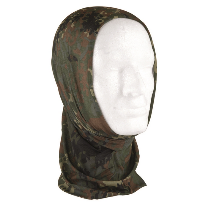 Mil-Tec Multifunktionell halsduk - Flecktarn