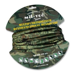 Mil-Tec Multifunktionell halsduk - Flecktarn
