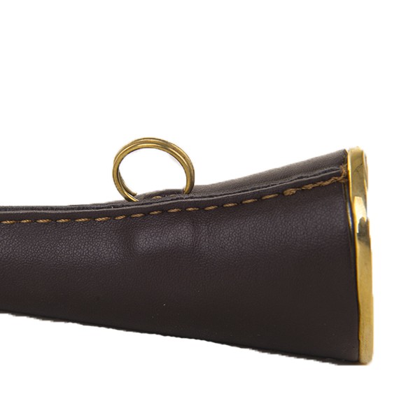 NordicHunt - Signalhorn Lux med läder 16 cm