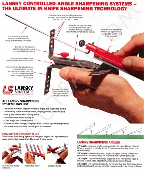 Lansky Diamond 3 sten - Standard